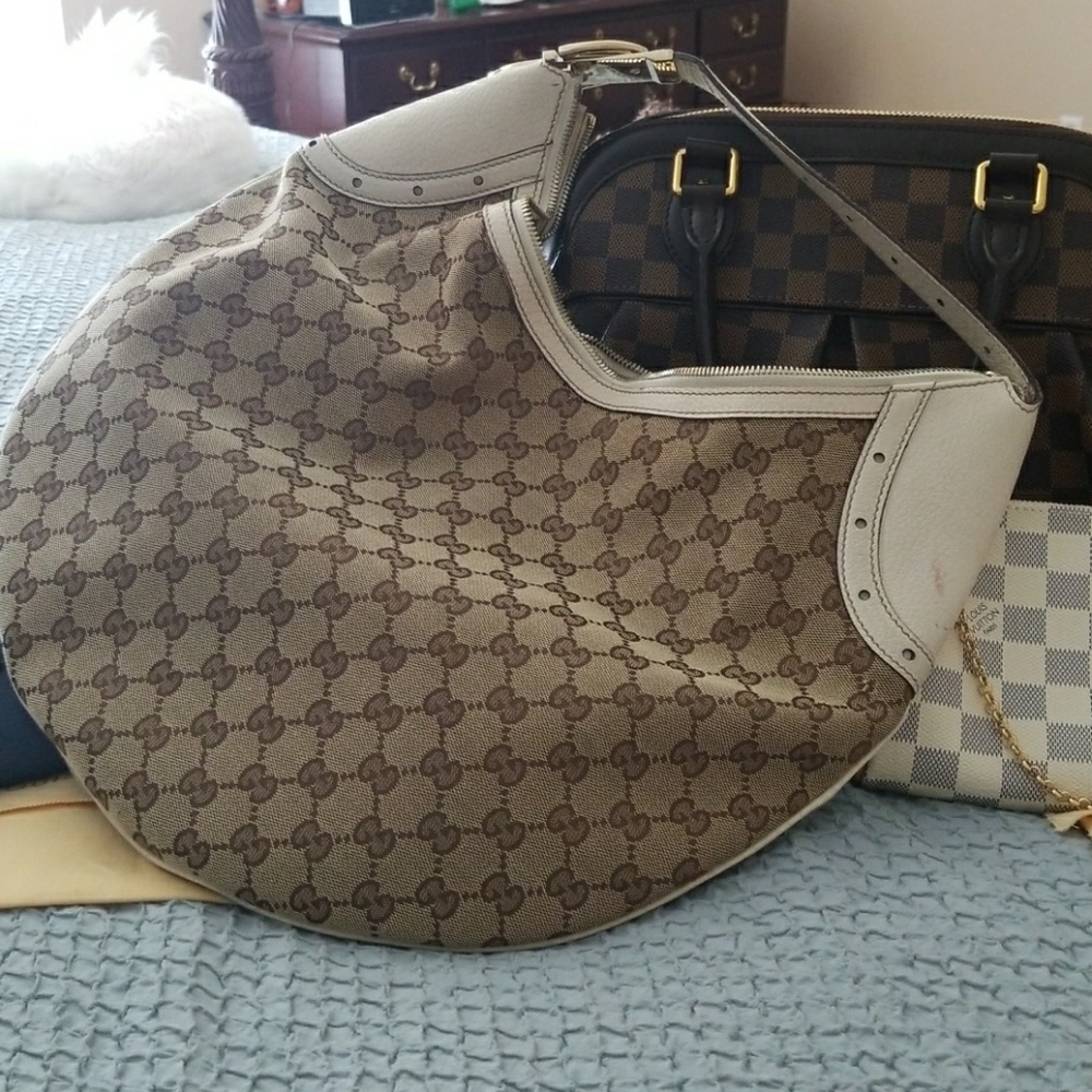 Authentic Monogram Gucci Full Moon Hobo